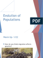 Evolution of Populations: AP Biology