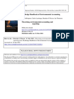Routledge Handbook of Environmental Accounting: Jan Bebbington, Carlos Larrinaga, Brendan O'Dwyer, Ian Thomson