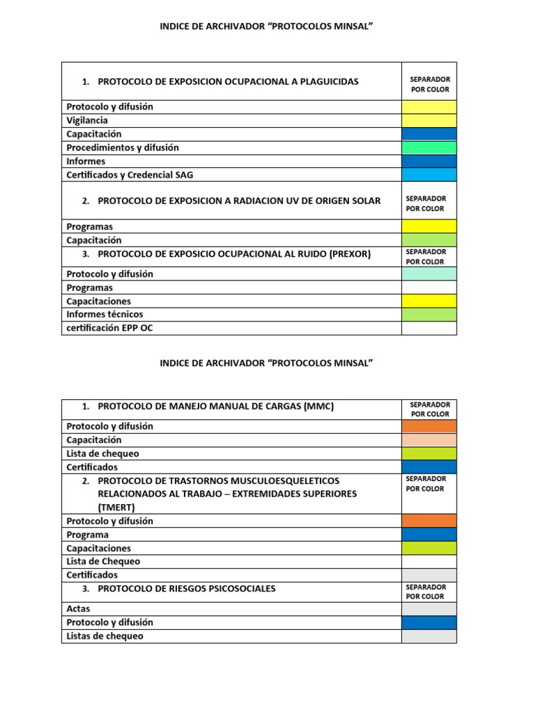 Indice de Colores | PDF | Ciencia y matemáticas | Informática