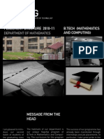 Placement Brochure 2010-11 B.Tech (Mathematics and Computing)