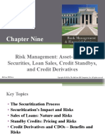 Chapter Nine: Risk Management: Asset-Backed Securities, Loan Sales, Credit Standbys, and Credit Derivatives