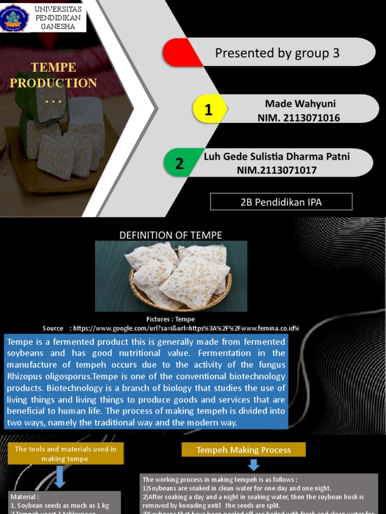 How to Make Tempe: A Step-by-Step Guide | PDF | Diet & Nutrition ...