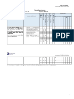 Tabla de Especificación Evaluación 1 Matemática