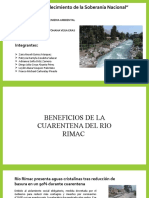 Beneficios de La Cuarentena Del Río Rímac