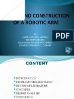 Design and Construction of a Robotic Arm