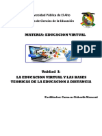 Unidad 1-BASES TEORICAS DE LA EDUCACION A DISTANCIA GII-2021-1