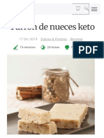 Turrón de Nueces Keto