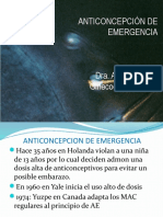 Anticoncepción de Emergencia