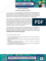 Factores a considerar en el transporte internacional