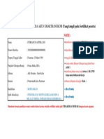 Format Penulisan STTP