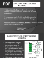 Introduction To Extendible: Hashing