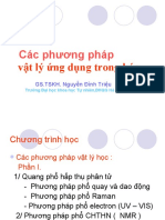 Các phương pháp: vật lý ứng dụng trong hóa