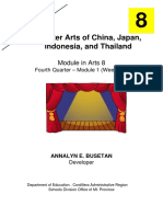 Theater Arts of China, Japan, Indonesia, and Thailand