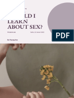 SEX EDUCATION FOR YOUTH