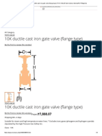 10K Ductile Cast Iron Gate Valve (Flange Type) TOYO VALVE Gate Valves