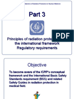Principles of Radiation Protection and The International Framework Regulatory Requirements