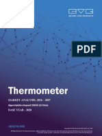 Sample Thermometer Market Analysis and Segment Forecast To 2027