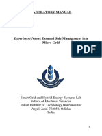 Laboratory Manual Demand Side Management in A Micro Grid
