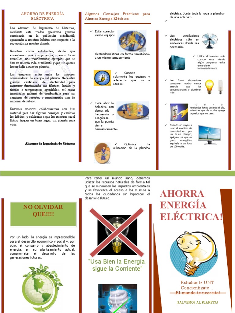 Ahorro de Energía Eléctrica | PDF | Uso eficiente de energía | Naturaleza