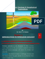 Petroleum Geology & Geophysical Explorations Introduction