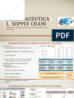 Pharmaceutica L Supply Chain: A Study of Supply Chain Practice in Pharmaceutical Industry