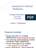 CS344: Introduction To Artificial Intelligence: Pushpak Bhattacharyya