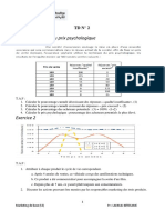 Exercice 1: Calcul Du Prix Psychologique