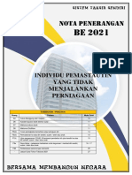 Nota Penerangan BE 2021 1