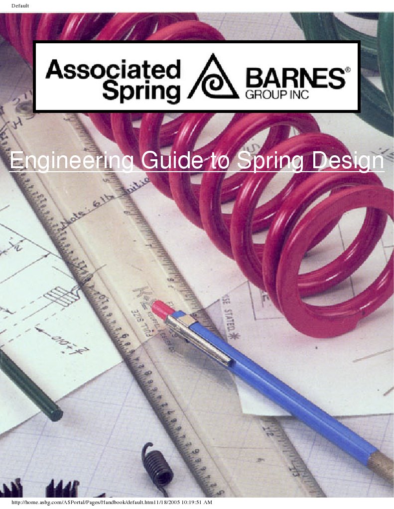 Spring Design Handbook | PDF | Heat Treating | Corrosion