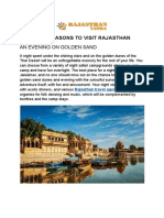 5 Reasons To Visit Rajasthan