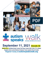 MIAMI WALK 2021 AutismSpeaksWalk Flyer