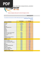 Planilha Desafio - Www.emagrecerDeVez