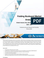Sample - Global Folding Boxboard Market, 2016-2027