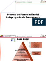 Proceso de Formulacion Del Anteproyecto de Presupuesto