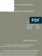 Memory Interleaving & Performation Evaluation