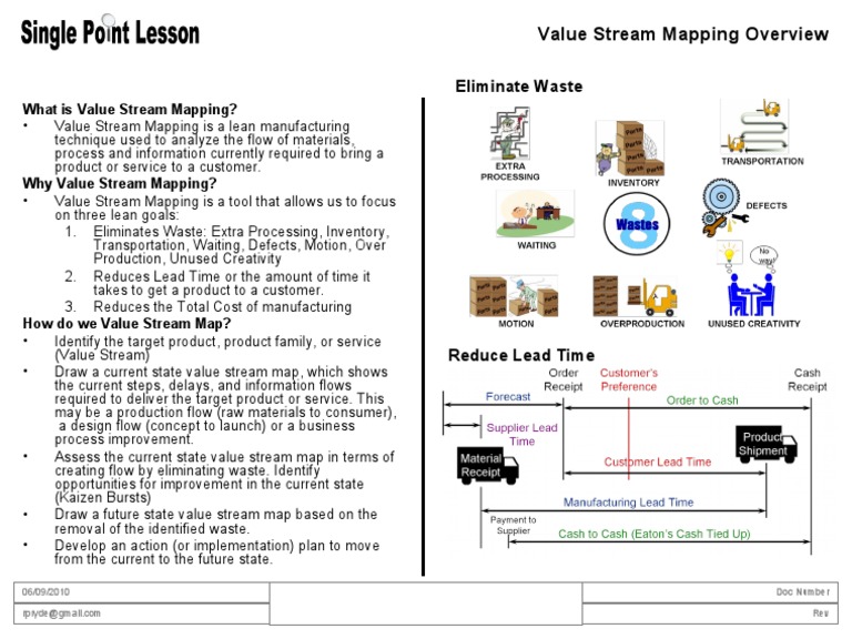 Value Stream Mapping in Lean Manufacturing | PDF | Computers