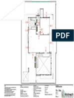 Projeto de moradia unifamiliar com planta de vãos