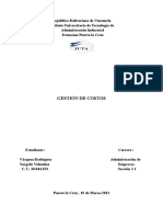 Evaluació 1 Gestión de Costos 2022-1. Vàsquez R. Yorgelis v.