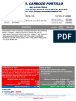 Factura Denis Cardozo Alianza Mar2022 Fac#890