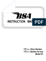 BSA D7 Workshop Manual