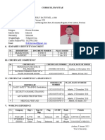 Curriculum Vitae: I. Personal Data