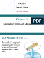 Chapter 21 - Magnetic Forces and Fields Cutnell11e