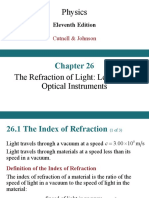 Chapter 26 - Refraction of Light - Lenses and Optical Instuments Cutnell11e