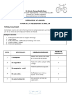 Ejercicio Teoria de Las Necesidades Maslow