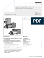 Válvulas Proporcionales Limitadoras DBET y DBETE