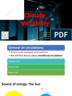Climate Variability and Circulation Cells