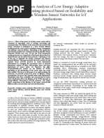 Performance Analysis of Low Energy Adaptive Clustering Routing Protocol Based On Scalability and Density in Wireless Sensor Networks For IoT Applications - Dotx