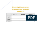 Electricity Bill Automation (ICT) Problem Statement