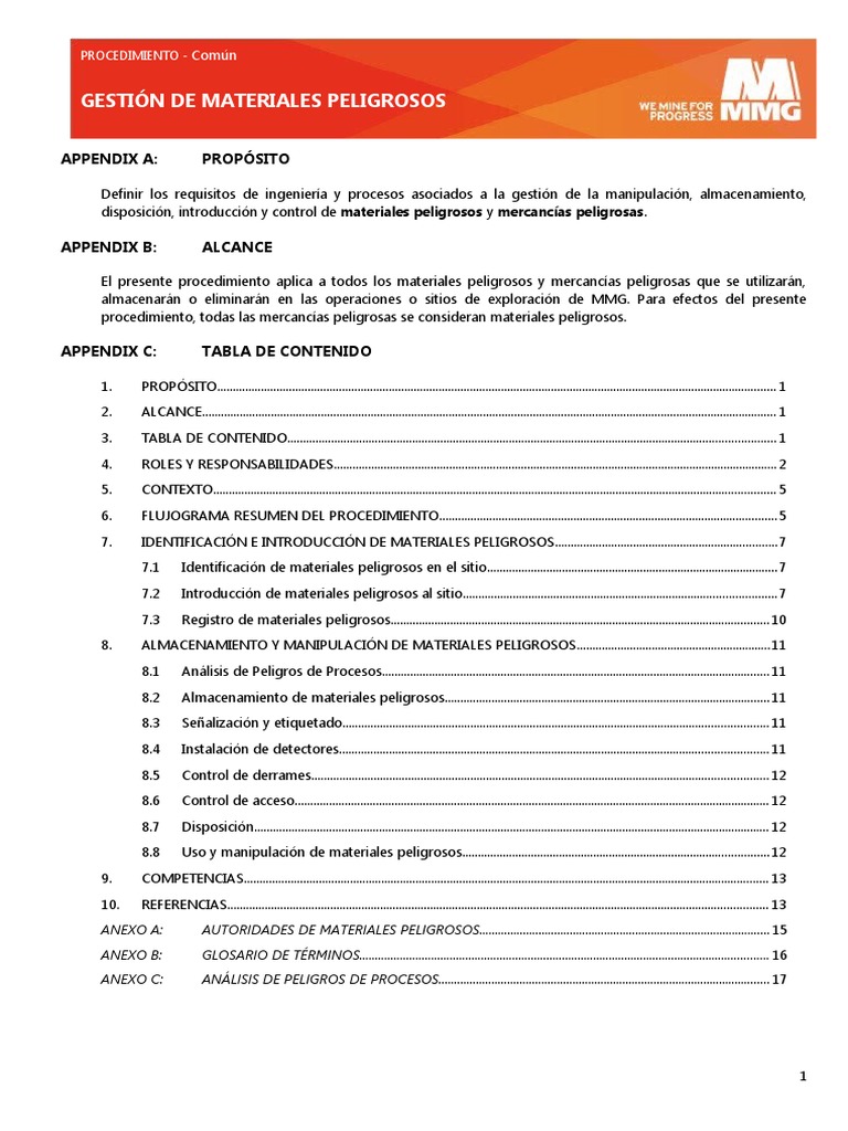 Gestión de Materiales Peligrosos | PDF | Mercancías peligrosas | La ...