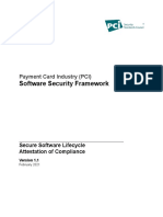 Software Security Framework: Payment Card Industry (PCI)